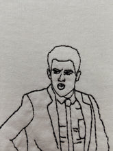 Load image into Gallery viewer, *mistake* embroidered schmidt new girl quote t-shirt