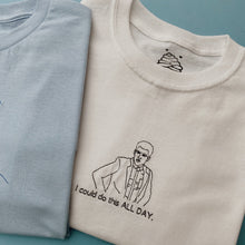 Load image into Gallery viewer, *mistake* embroidered schmidt new girl quote t-shirt