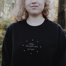 Load image into Gallery viewer, black and gold ugly christmas jumper