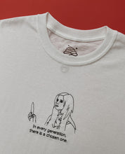 Load image into Gallery viewer, embroidered buffy the vampire slayer quote t-shirt