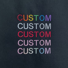 Load image into Gallery viewer, personalised text embroidered crew neck jumper