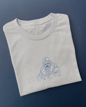 Load image into Gallery viewer, embroidered ron has a cold 'parks and recreation' scene t-shirt