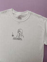 Load image into Gallery viewer, embroidered buffy the vampire slayer quote t-shirt