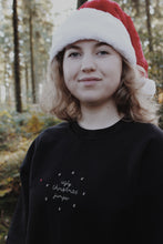 Load image into Gallery viewer, black and gold ugly christmas jumper