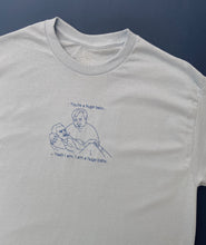 Load image into Gallery viewer, embroidered nick and tran new girl quote t-shirt