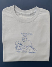 Load image into Gallery viewer, embroidered nick and tran new girl quote t-shirt