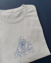 Load image into Gallery viewer, embroidered ron has a cold 'parks and recreation' scene t-shirt