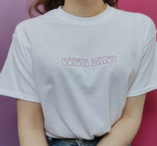 Load image into Gallery viewer, embroidered oopsie daisy t-shirt