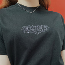 Load image into Gallery viewer, embroidered 'the craft' movie illustrated logo t-shirt