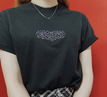 Load image into Gallery viewer, embroidered 'the craft' movie illustrated logo t-shirt