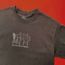 Load image into Gallery viewer, embroidered 'the room where it happens' hamilton t-shirt