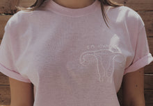 Load image into Gallery viewer, hand embroidered 'i'm ova you' t-shirt