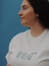 Load image into Gallery viewer, hand printed 'sad ™' t-shirt