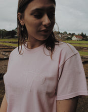 Load image into Gallery viewer, hand embroidered 'i'm ova you' t-shirt