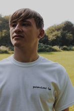 Load image into Gallery viewer, personalised saying hand embroidered t-shirt