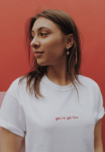 Load image into Gallery viewer, hand embroidered 'you've got this' t-shirt