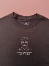 Load image into Gallery viewer, embroidered jennifer's body pool fight scene quote t-shirt