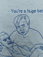 Load image into Gallery viewer, *mistake* embroidered nick and tran new girl quote t-shirt
