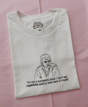 Load image into Gallery viewer, embroidered nick miller new girl quote t-shirt
