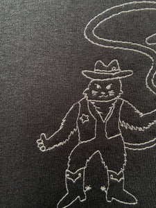 *mistake* embroidered cowboy cat t-shirt