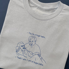 Load image into Gallery viewer, *mistake* embroidered nick and tran new girl quote t-shirt
