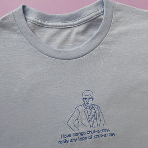 embroidered schmidt new girl quote t-shirt