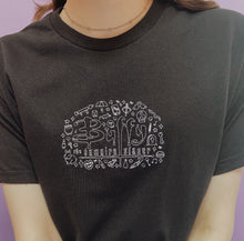 Load image into Gallery viewer, embroidered buffy the vampire slayer logo illustration t-shirt
