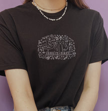 Load image into Gallery viewer, embroidered buffy the vampire slayer logo illustration t-shirt
