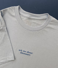 Load image into Gallery viewer, custom &#39;ask me about...&#39; embroidered t-shirt
