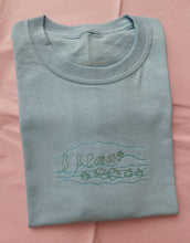 Load image into Gallery viewer, custom children&#39;s drawing embroidered t-shirt
