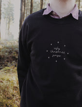 Load image into Gallery viewer, black and gold ugly christmas jumper
