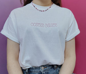 embroidered oopsie daisy t-shirt