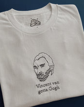 Load image into Gallery viewer, embroidered &#39;vincent van gotta gogh&#39; t-shirt
