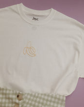 Load image into Gallery viewer, embroidered banana t-shirt
