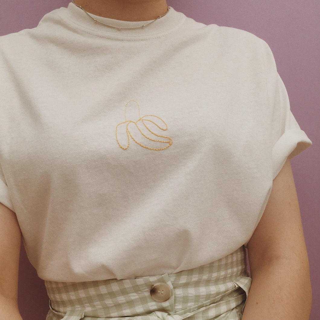 embroidered banana t-shirt