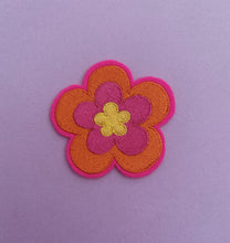 Load image into Gallery viewer, embroidered flower patch
