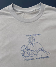 Load image into Gallery viewer, embroidered nick and tran new girl quote t-shirt
