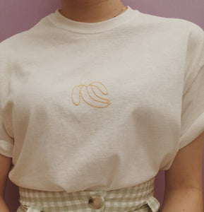 embroidered banana t-shirt