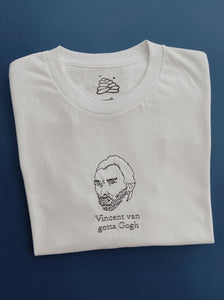 embroidered 'vincent van gotta gogh' t-shirt