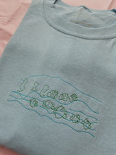 Load image into Gallery viewer, custom children&#39;s drawing embroidered t-shirt
