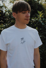 Load image into Gallery viewer, embroidered rose t-shirt
