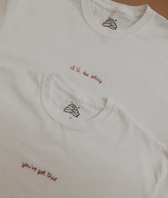 Load image into Gallery viewer, hand embroidered &#39;it&#39;ll be okay&#39; t-shirt
